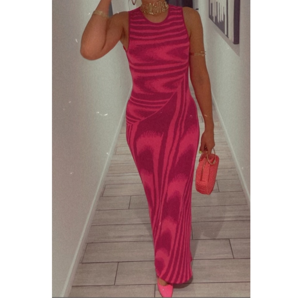 Jlux Label Pink Maxi Dress